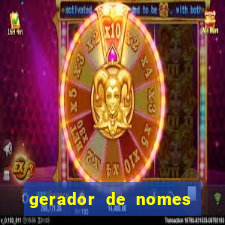 gerador de nomes para jogos